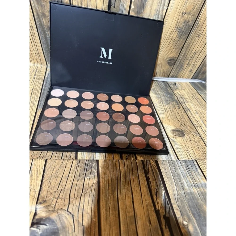 Morphe 35O Nature Glow Artistry Palette 35 Eyeshadow Shades Matte Shimmer Warm